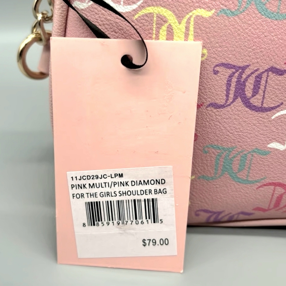 Juicy Couture Pink Diamond Shoulder Bag NWT - Picture 9 of 12